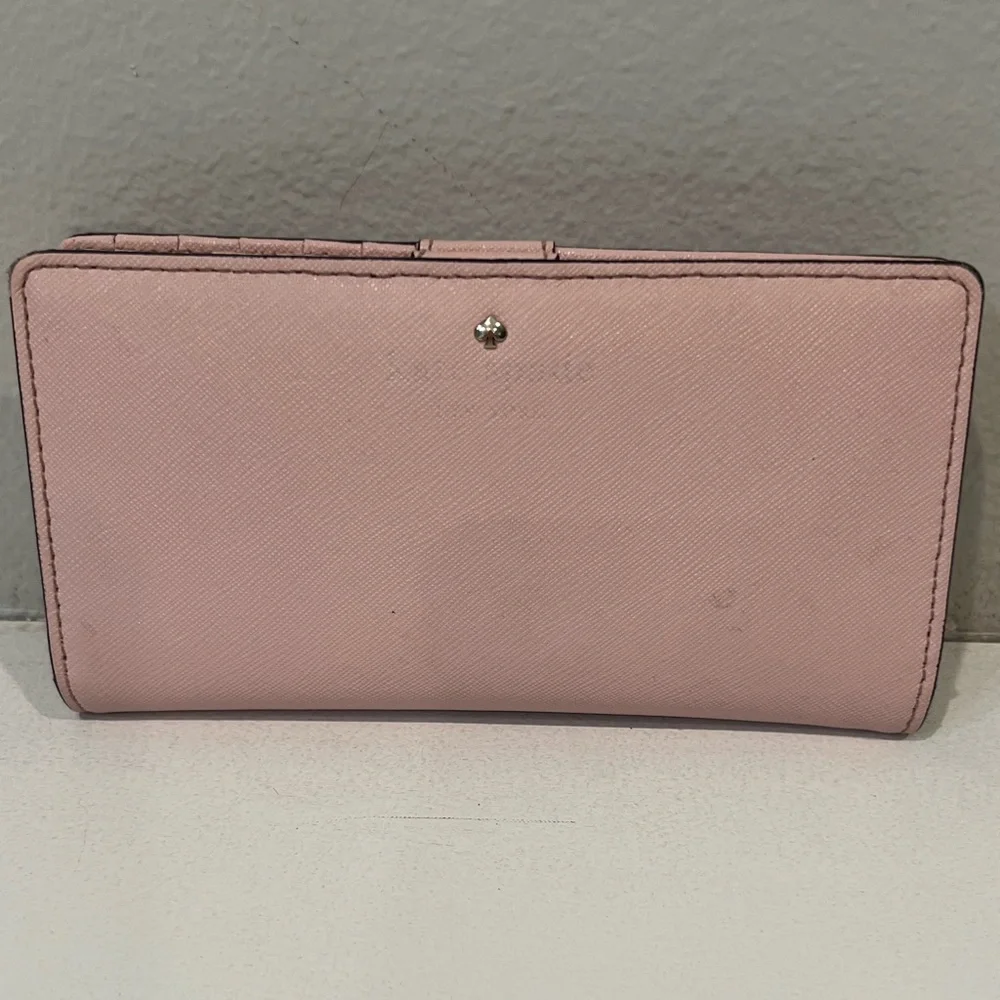 Kate Spade pale pink wallet - Picture 2 of 4